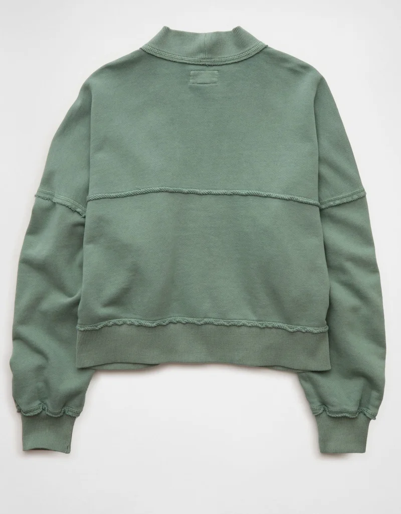 AE Saturday Fleece Cardigan Sweater